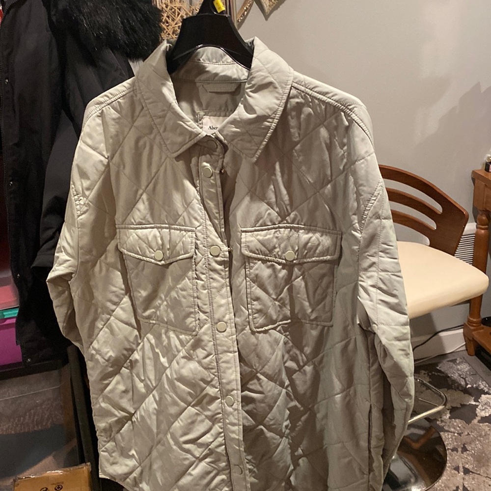Abercrombie and Fitch green Shaket